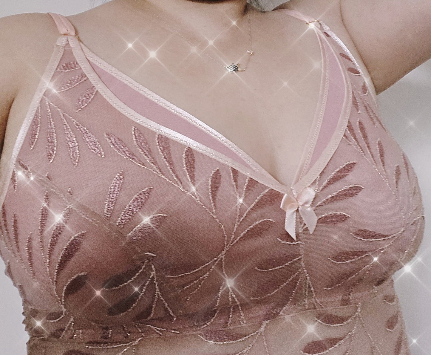 Last one. Valentine's Day Special. Large sewing kit for 2 bras and panties or sewing package with <tc>lace</tc>, microfiber, tulle, and powernet. IDnsx1