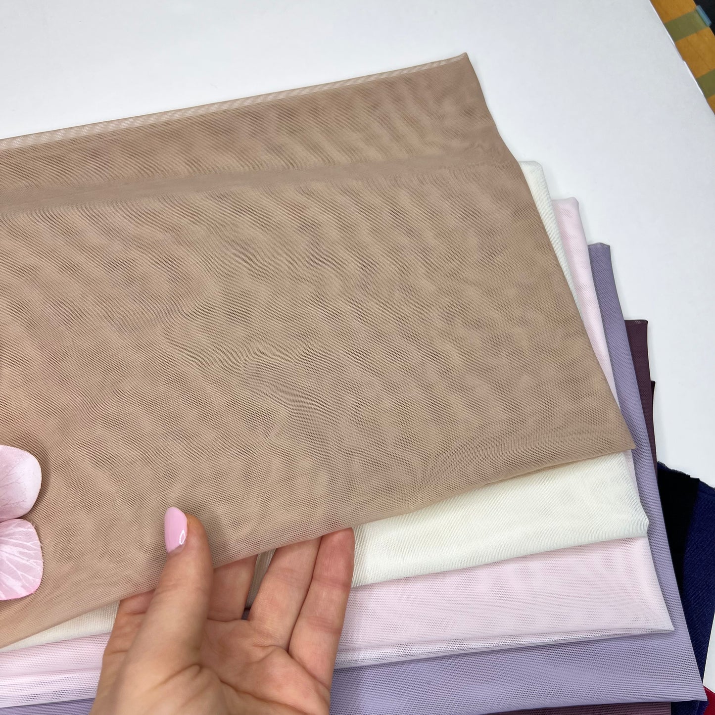 Tüll elastisch, Stretch-Netz/Stretch-Mesh, elastisches Netz zum BH und Slip nähen. IDpwx8