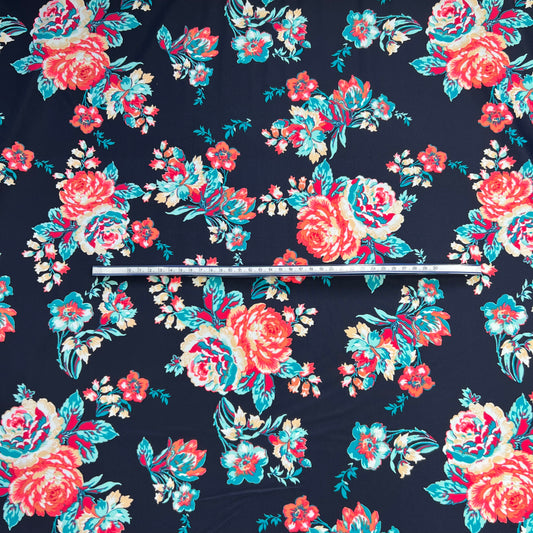 Nähset Badeanzug Brigitte | Inkl. Schnittmuster | Midnight Blue | Gr. S-M & L-XL
