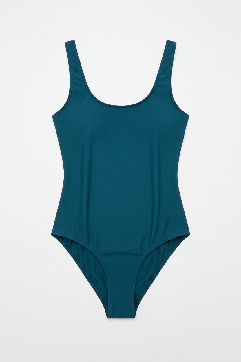 Swim fabric, swim lycra, fabric for swimsuits. Solid, petrol. Lycra 4-way stretch swimwear. Solid, petrol. IDelx19