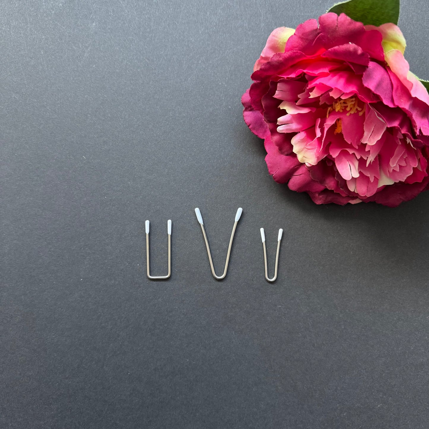 V & U Steg Trenner für BH & Bademode – 3 Designs – Metall