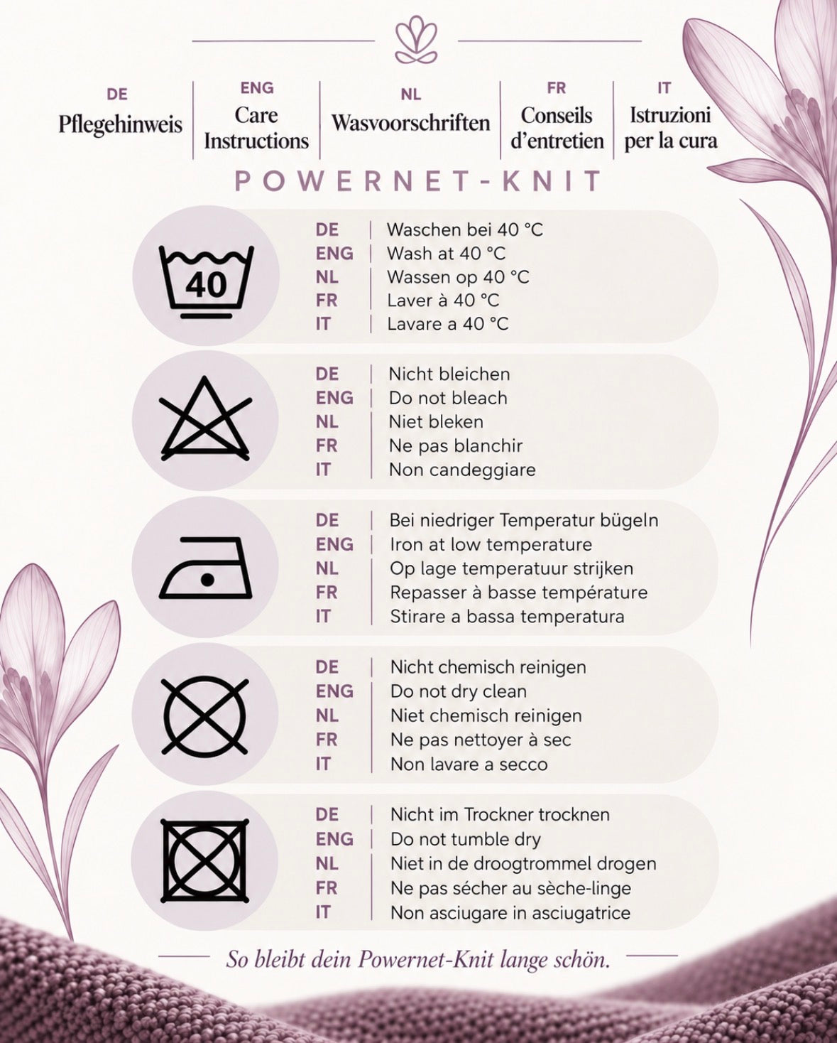 Powernet-Knit Coffee rose, 190 cm de large – par 0,5 m