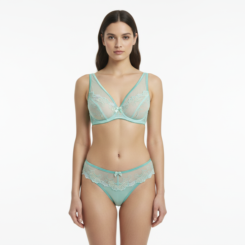 Panty Ella and a bra