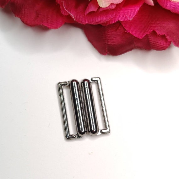 20 mm Bikiniverschluss silber