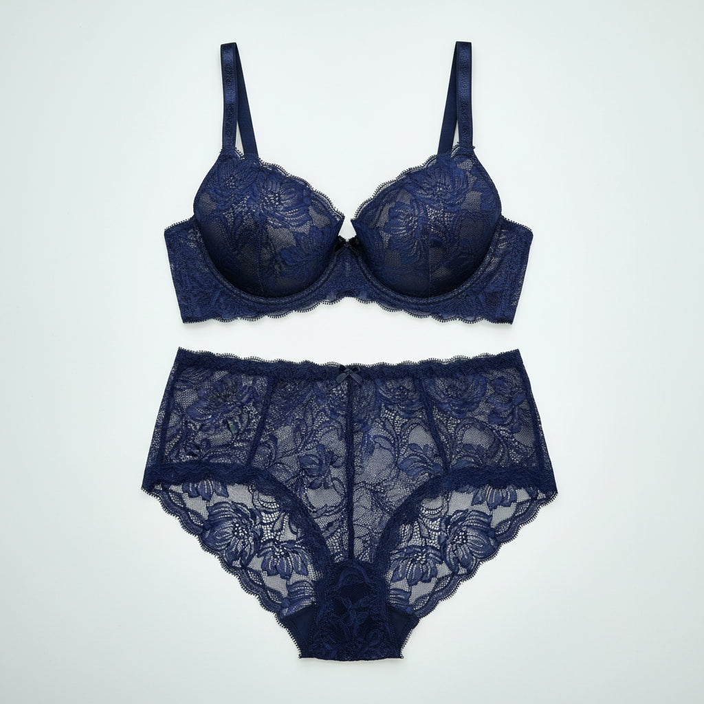 elastische Spitze midnight blue