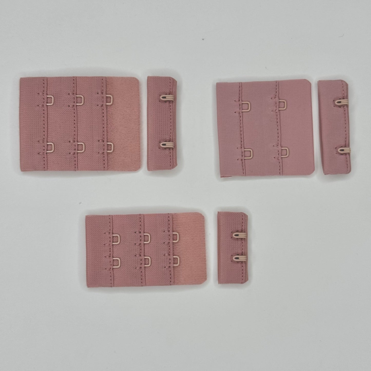 Cierre de sujetador rosa antiguo – 2×2 y 2×3 ganchos | Accesorios para lencería