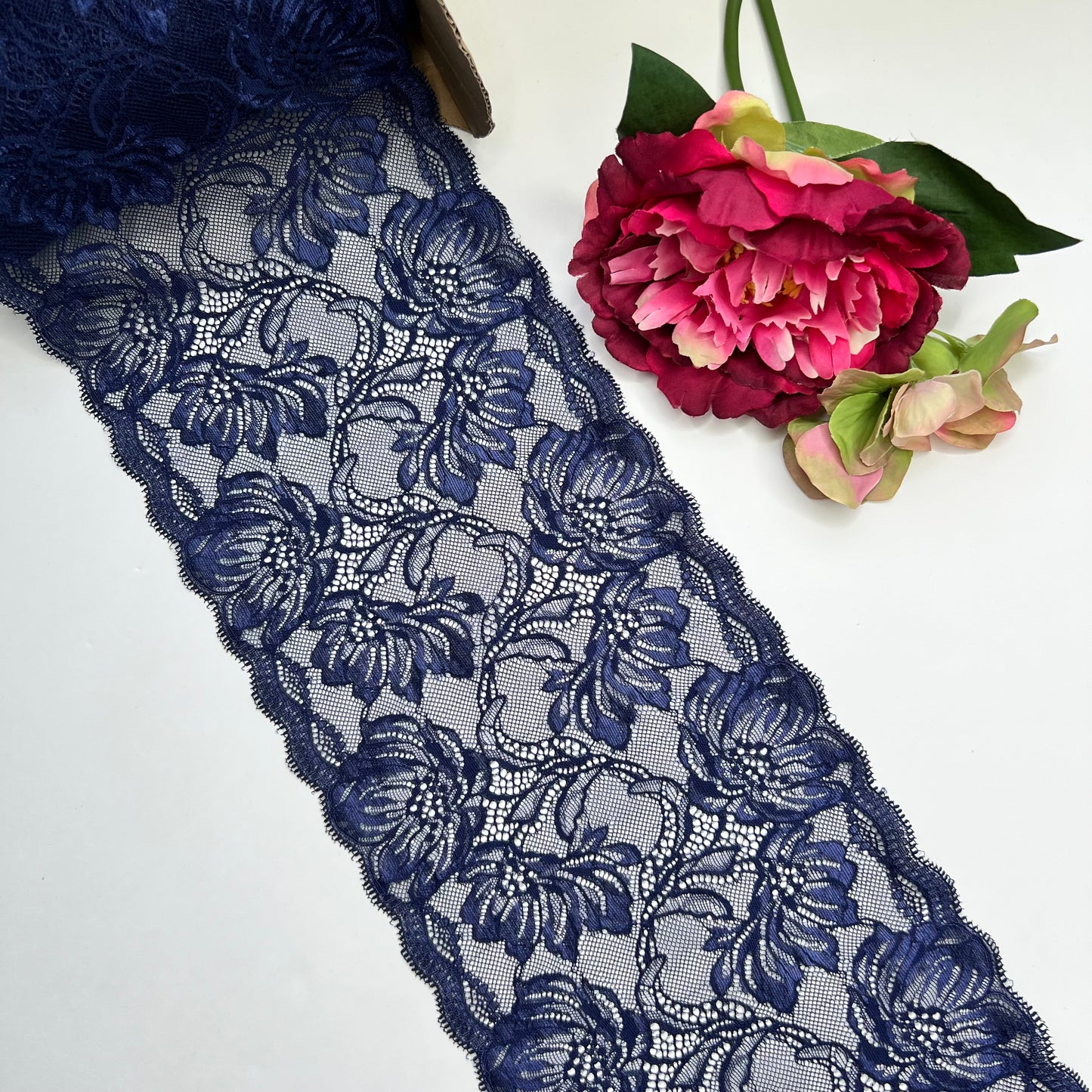 elastische Spitze midnight blue