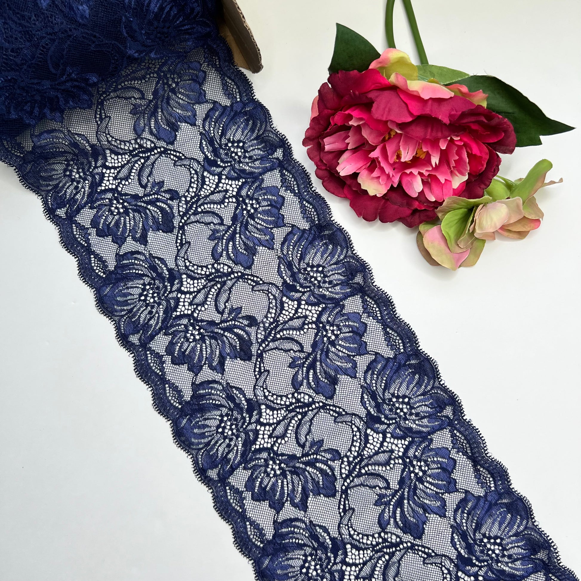 elastische Spitze midnight blue
