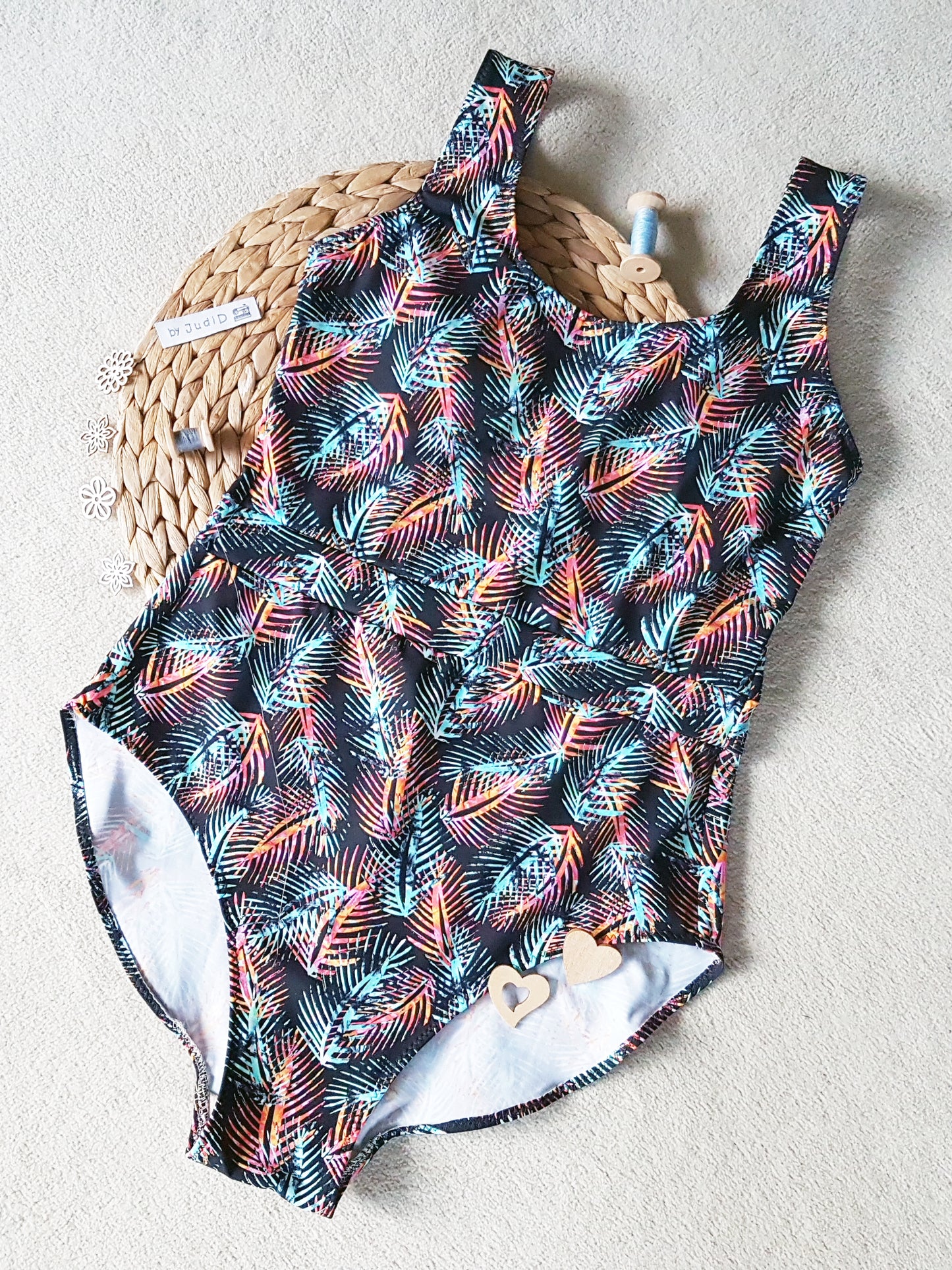 Sewing pattern Brigitte swimsuit, size. 70-100, Cup A - E, one-piece. German / German, PDF file IDsmx3