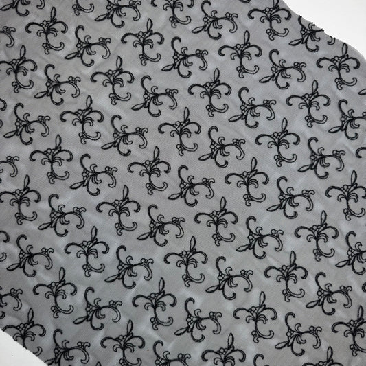 Bi-elastischer Tüll schwarz – 0,5 m für BH, Body & Slip