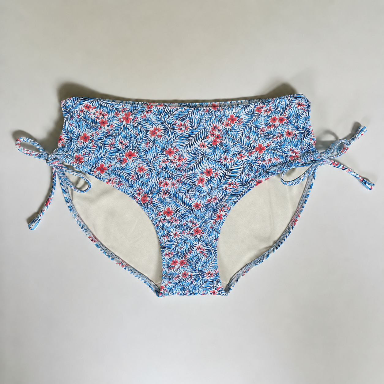 Bikini Slip Cala Ruche in blau-weiss