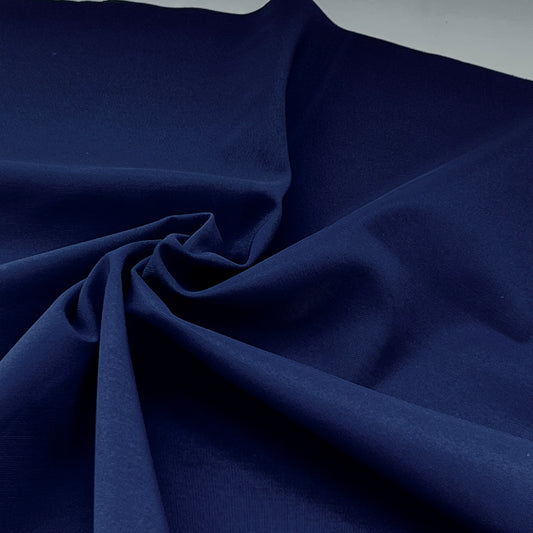 Powernet knit largo 0,5 m in blu mezzanotte. Larghezza 1,8 metri. Tessuto al metro. IDpwx8