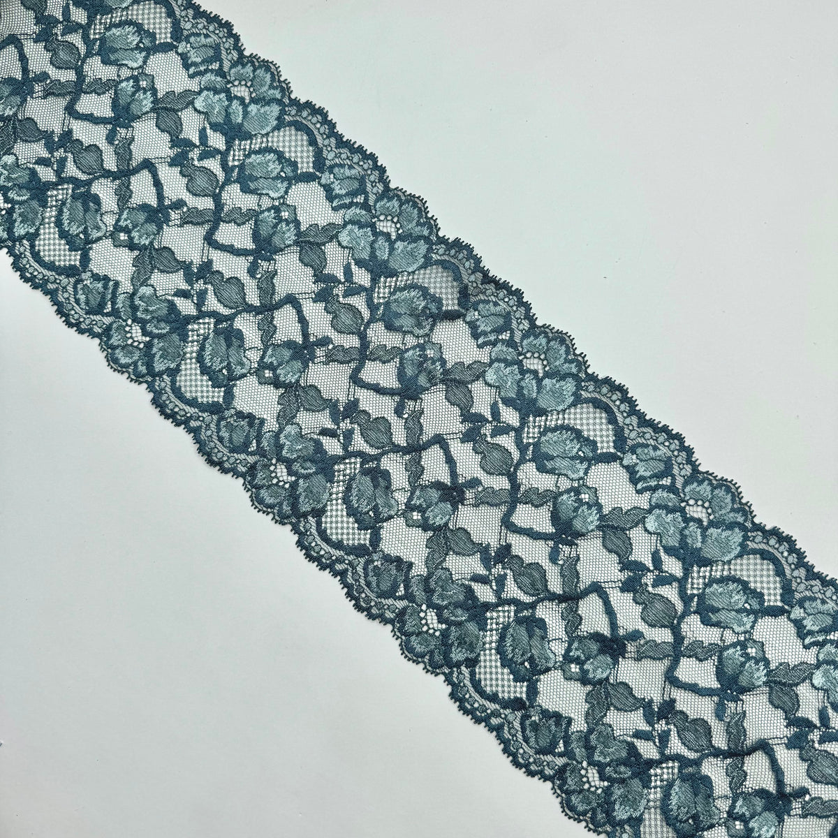 Deep Teal – Mix & Match, 16 cm Spitzenborte