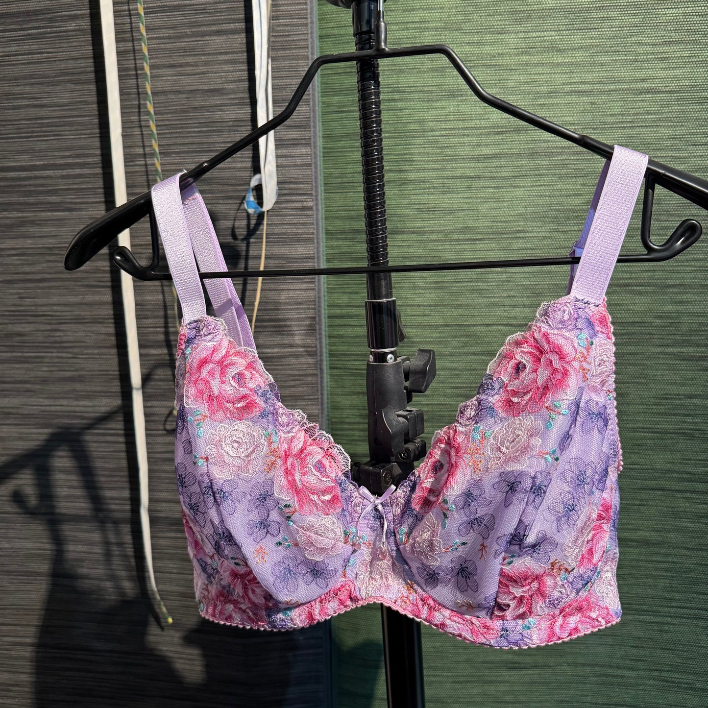 Pacchetto da cucito reggiseno e slip – pizzo ricamato, microfibra & maglia Powernet in lavanda | LingerieMeMade