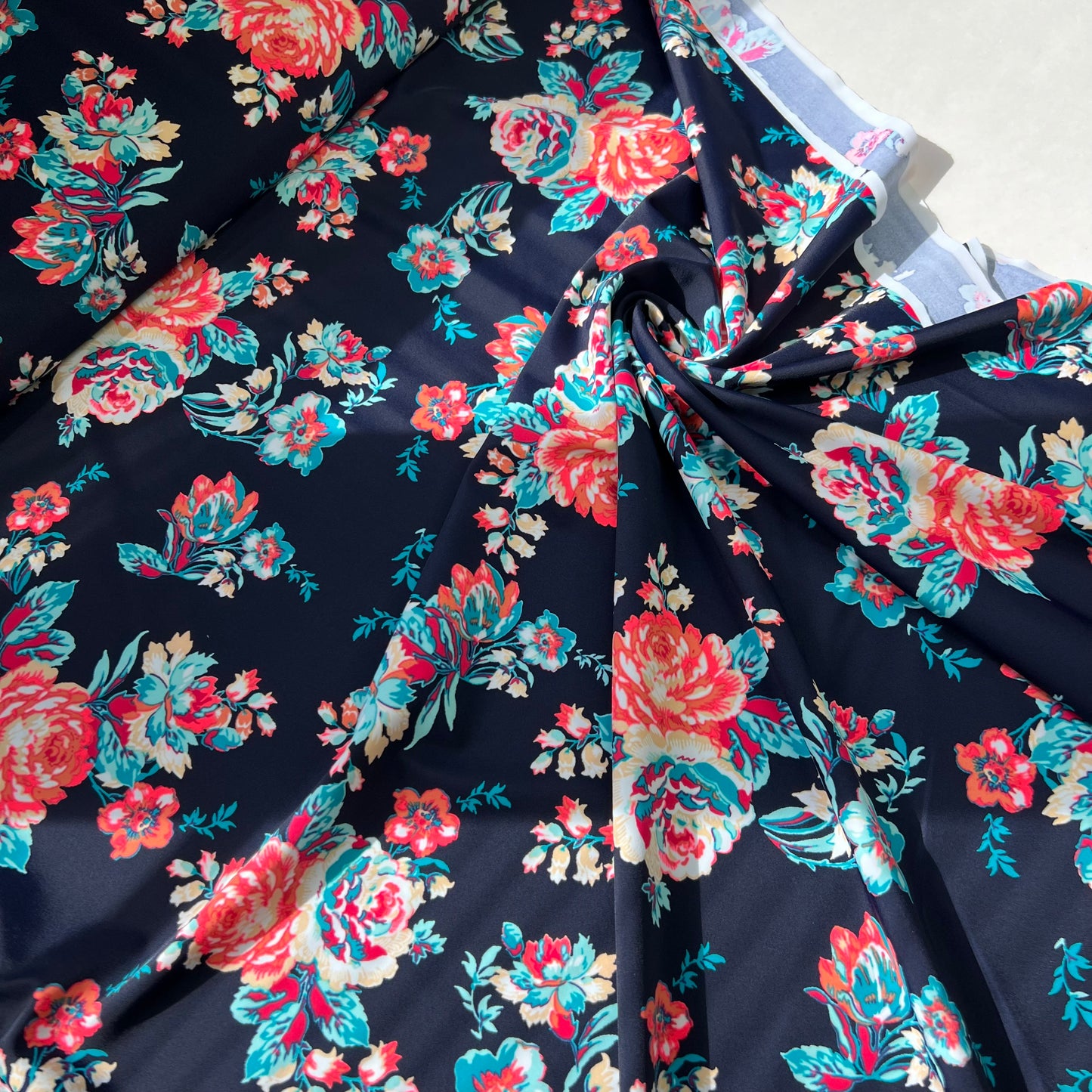 Kit de costura traje de baño Brigitte | Incluye patrón | Azul medianoche | Talla S-M & L-XL