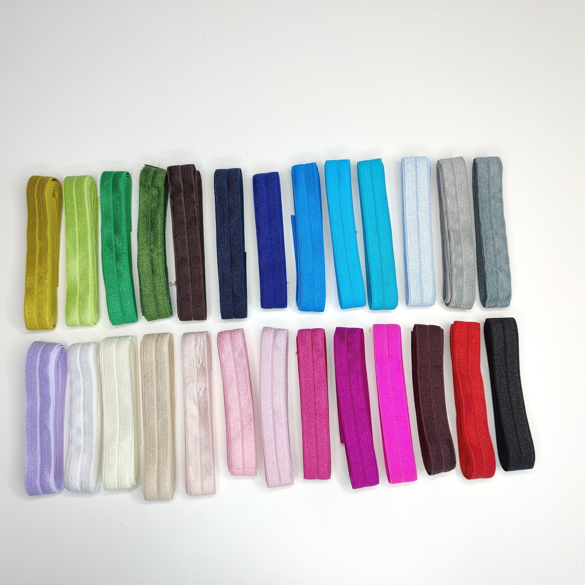 Falzgummi 19 mm, diverse Farben für Dessous nähen