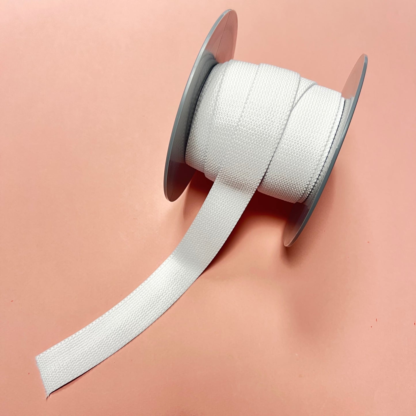 Élastique/sous-buste en caoutchouc blanc de 2,5 cm de large