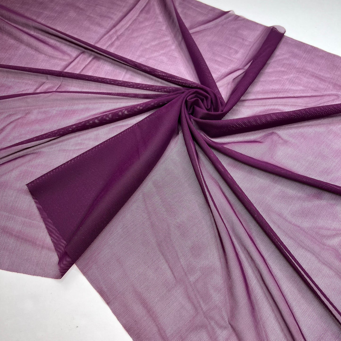 0,5 m tulle elastico, rete elasticizzata, rete elastica per cucire reggiseno e slip. Direzione colore bacca / prugna / melanzana IDpwx8