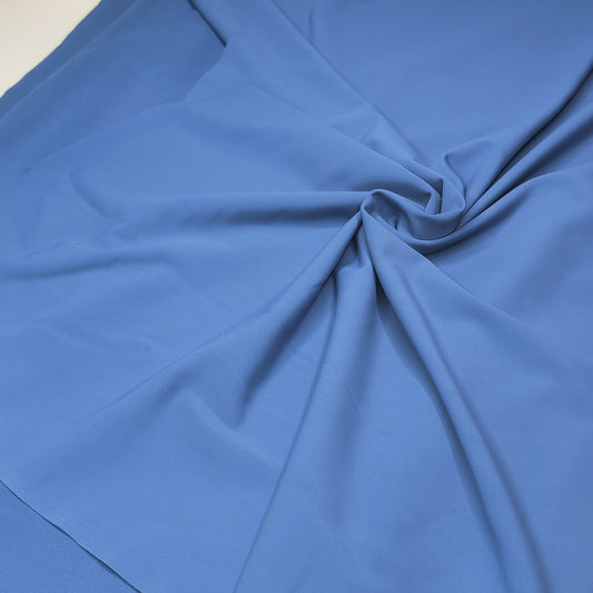 Microfiber, bi-elastic laundry fabric. Color direction blue dusk