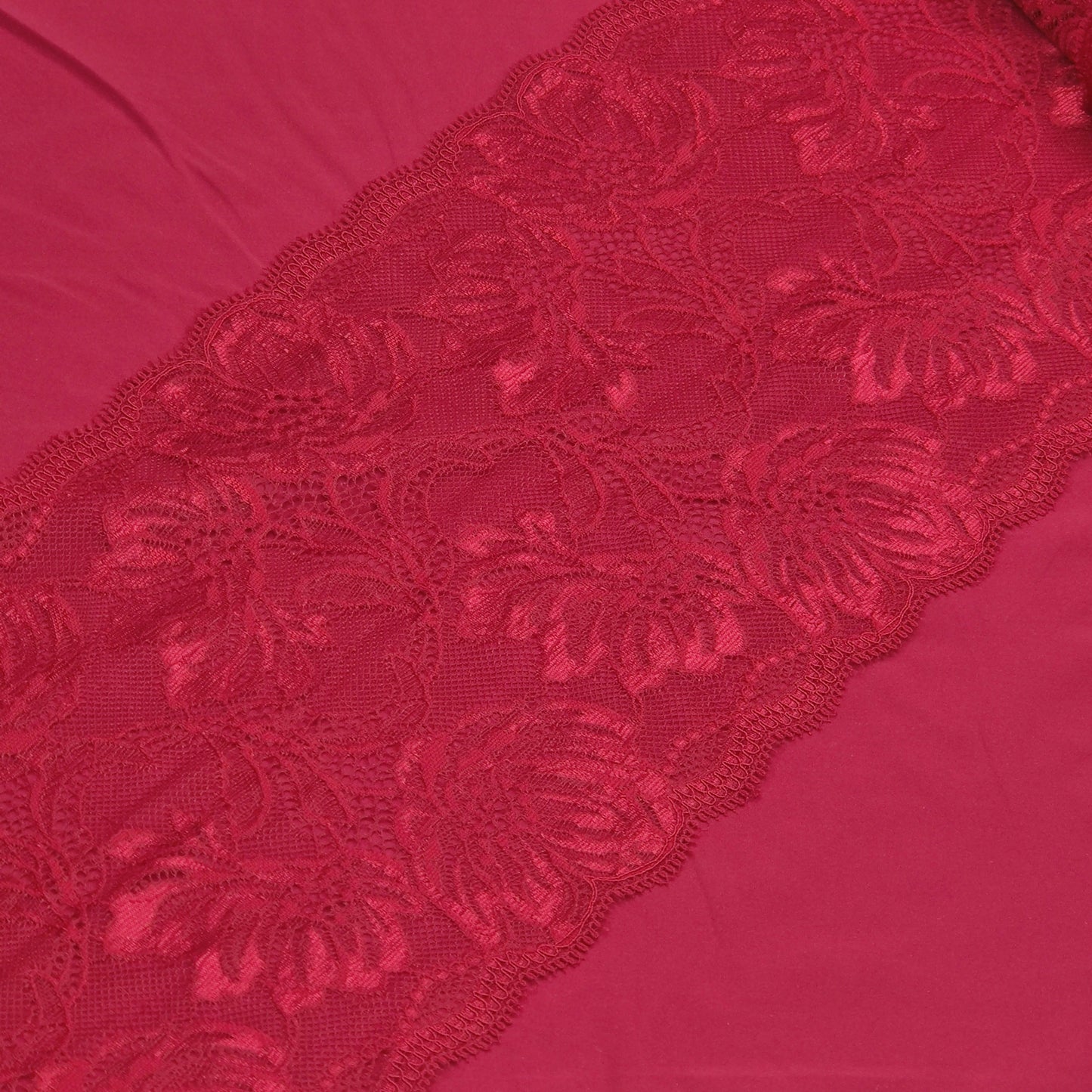 Tissu à lessive bi-élastique en microfibre framboise, baie