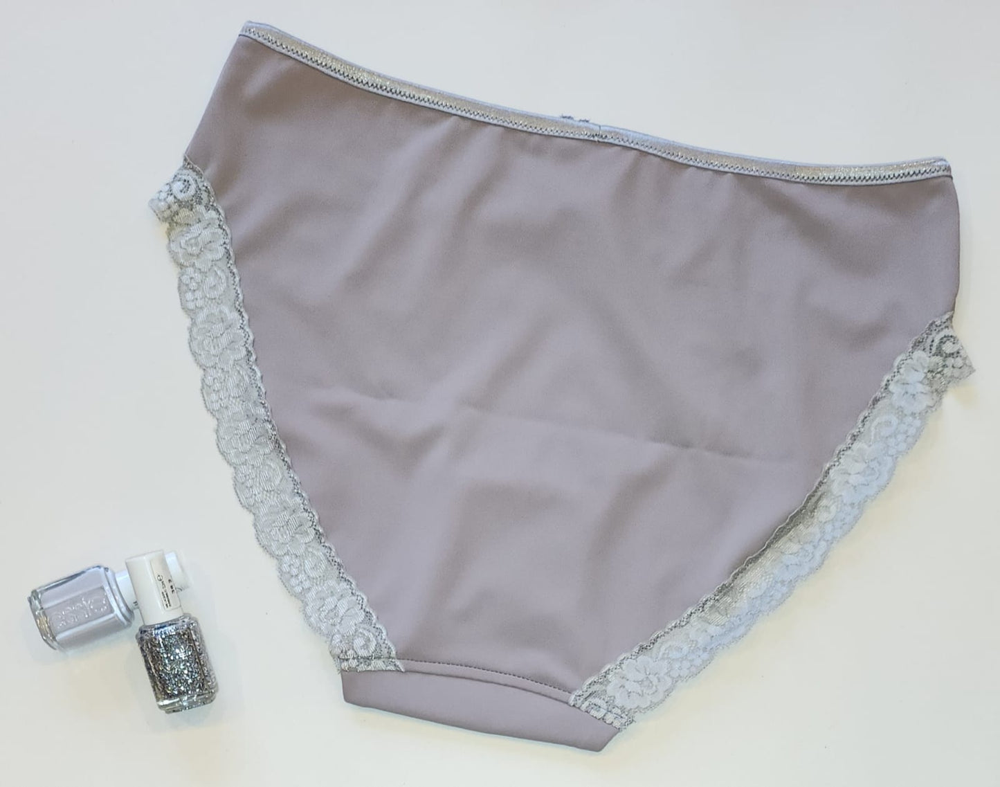 Fin, de haute qualité, élastique<tc>Dentelle</tc> prix gris au 1/2 mètre IDsx4