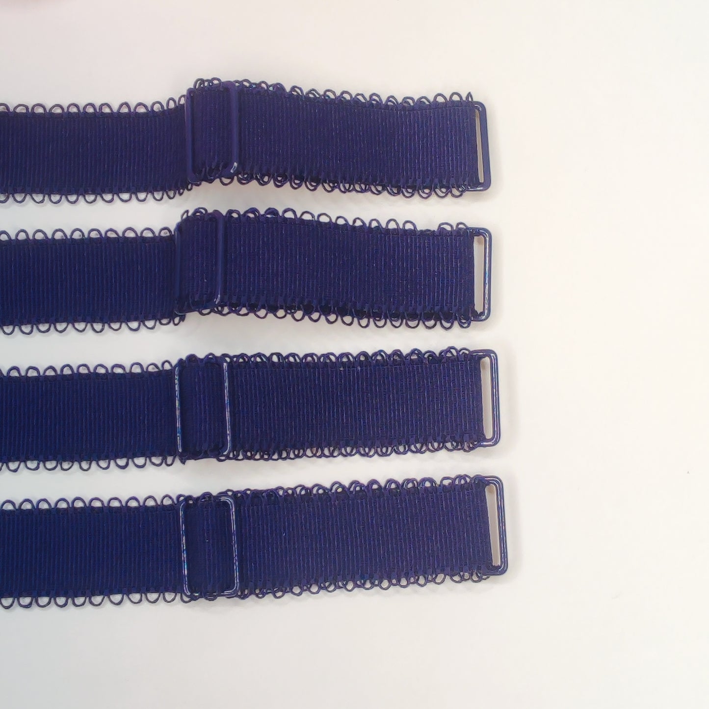 15 und 20 mm BH-Trägerband in midnight blue. Träger verstellbar vorgefertigt / Strap elastic dark blue, adjustable. IDtrx20