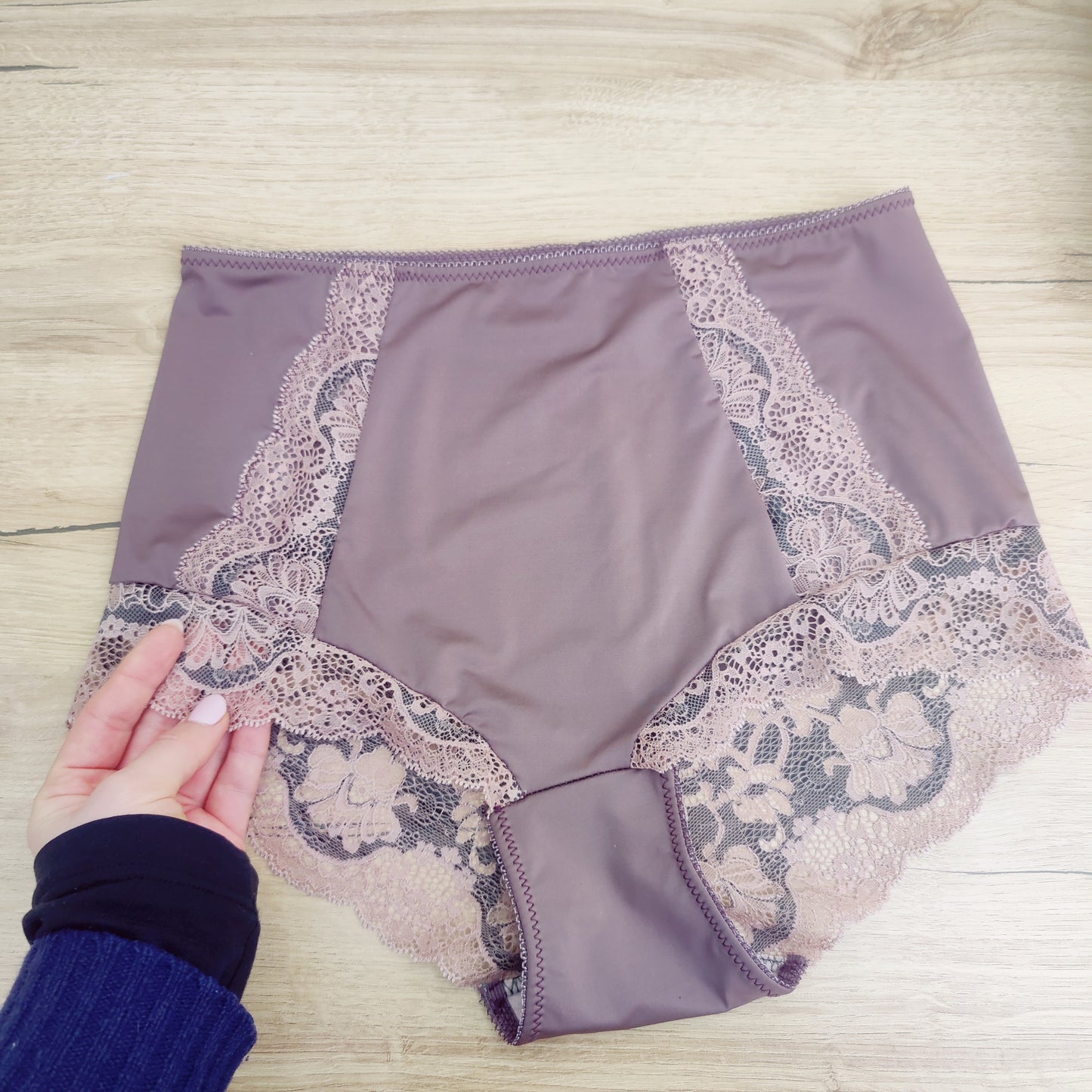 NEW: Nähpaket für Slip Panty Thalia inkl. Schnittmuster. taupe rosa. IDsnsx2