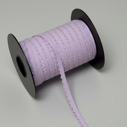 11 mm Unterbrustgummi in pastel lavender