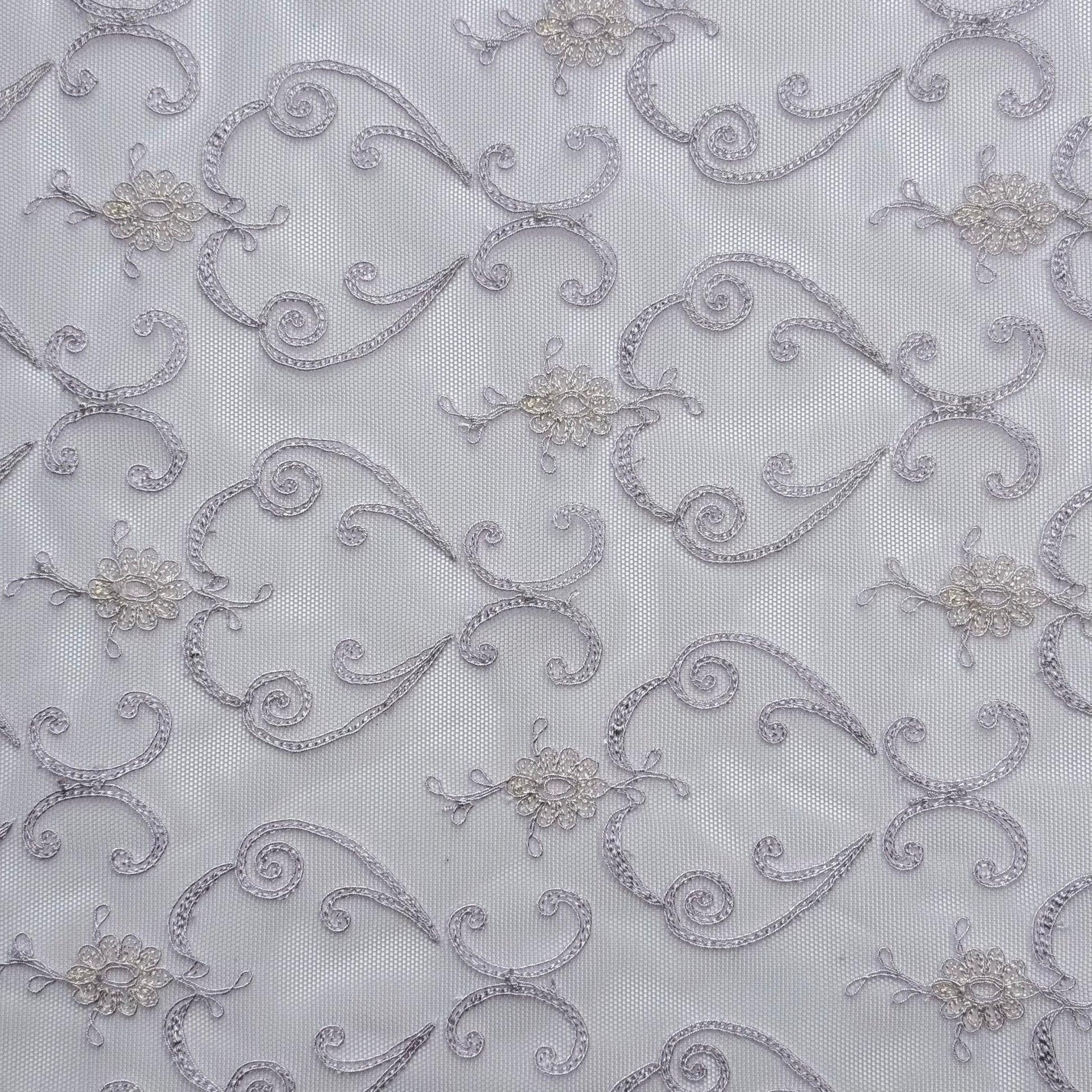 0,5 m Tüll elastisch, Stretch-Netz, elastisches Netz, allover lace zum BH und Slip nähen. flieder, lavender.