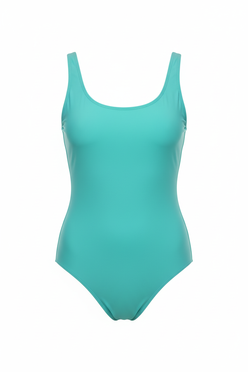 Nähset für Badeanzug Brigitte. Türkis. IDelx19