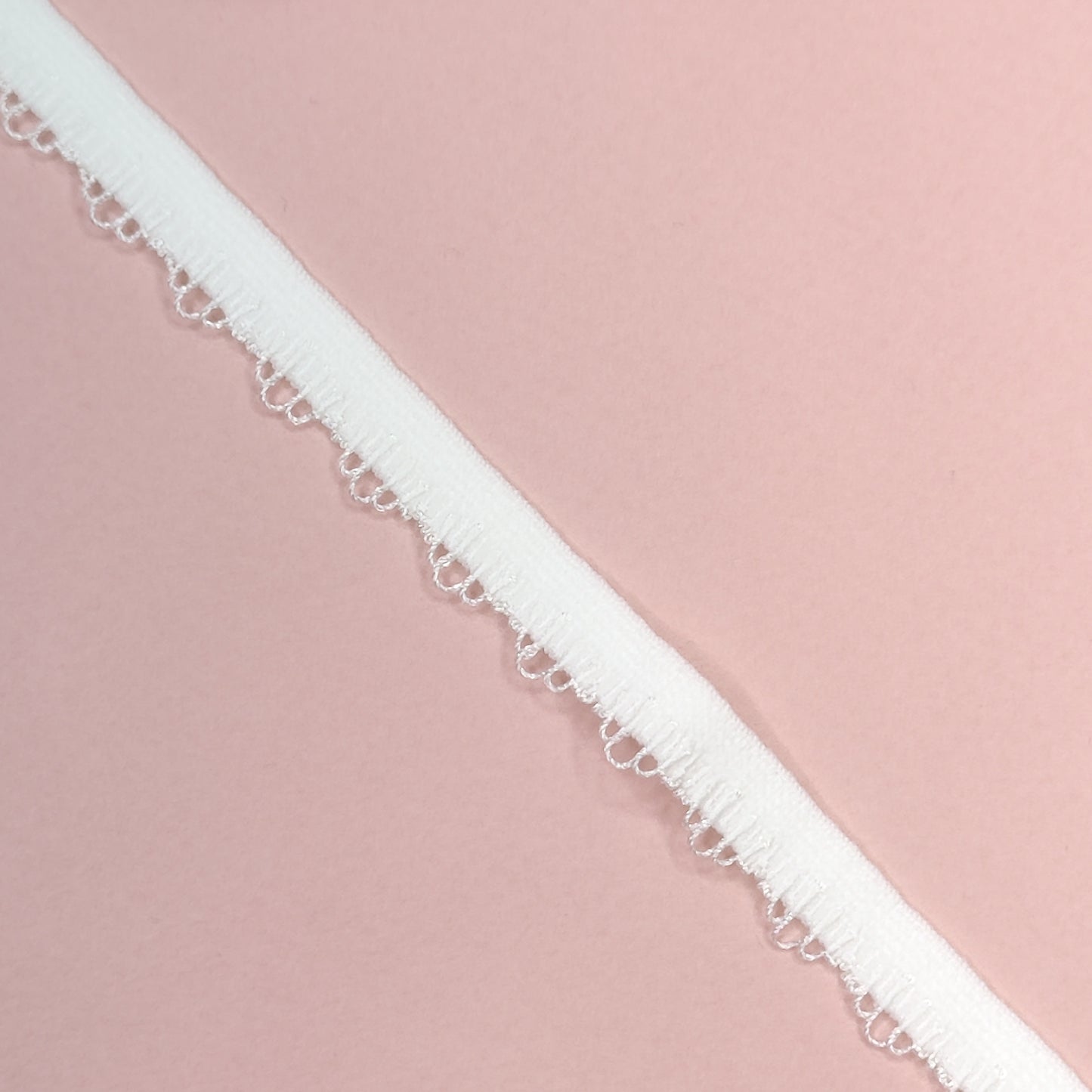 10 mm / 7 mm breites Unterbrustgummi in weiß zum Dessousnähen