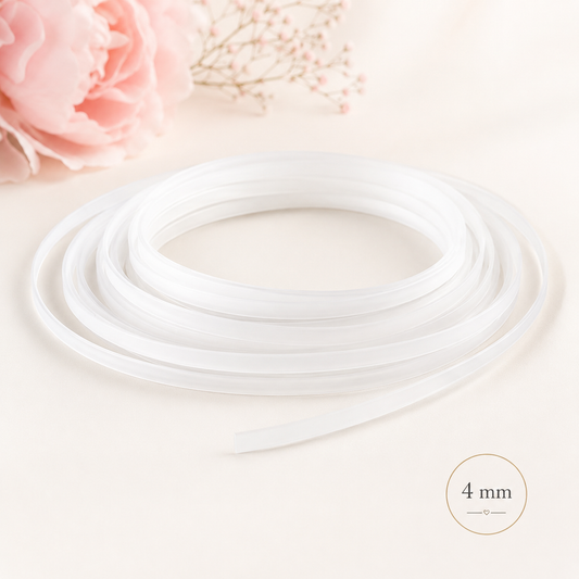 4 mm BH Stäbchenband Meterware – Kunststoff Miederstäbchen für Bralette, Korsage, Body & Bikini