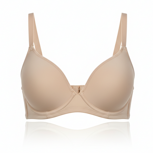 Microfiber laundry goods beige-bi-elastic | 150 cm width | 0.5 m