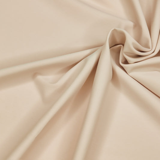 Mikrofaser Wäschestoff Beige Rose – bi-elastisch | 0,5 m