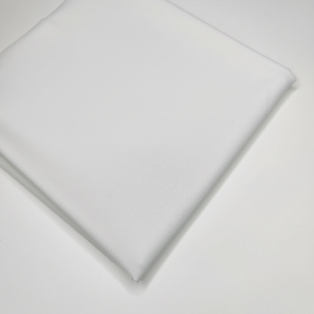 Mikrofaser bi-elastisch | Whisper white / Off-white / Milk / Ecru | 0,5 m