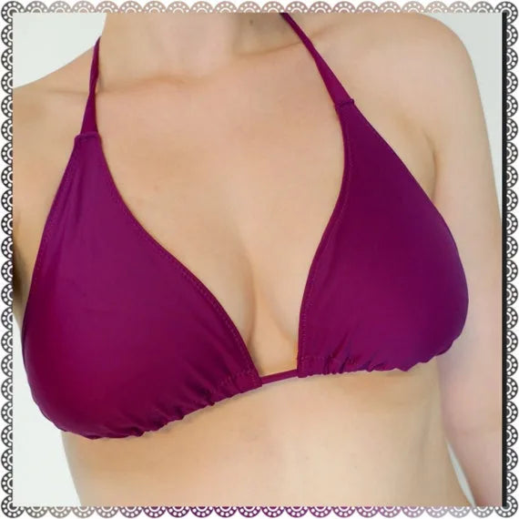 Schnittmuster Triangel Bikini Oberteil Mara, 4 Variationen, deutsch / german IDsmx3 LingerieMeMade