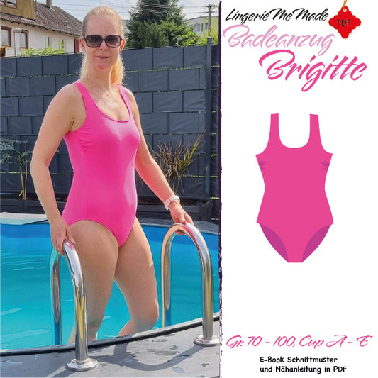 Schnittmuster Badeanzug Brigitte one piece