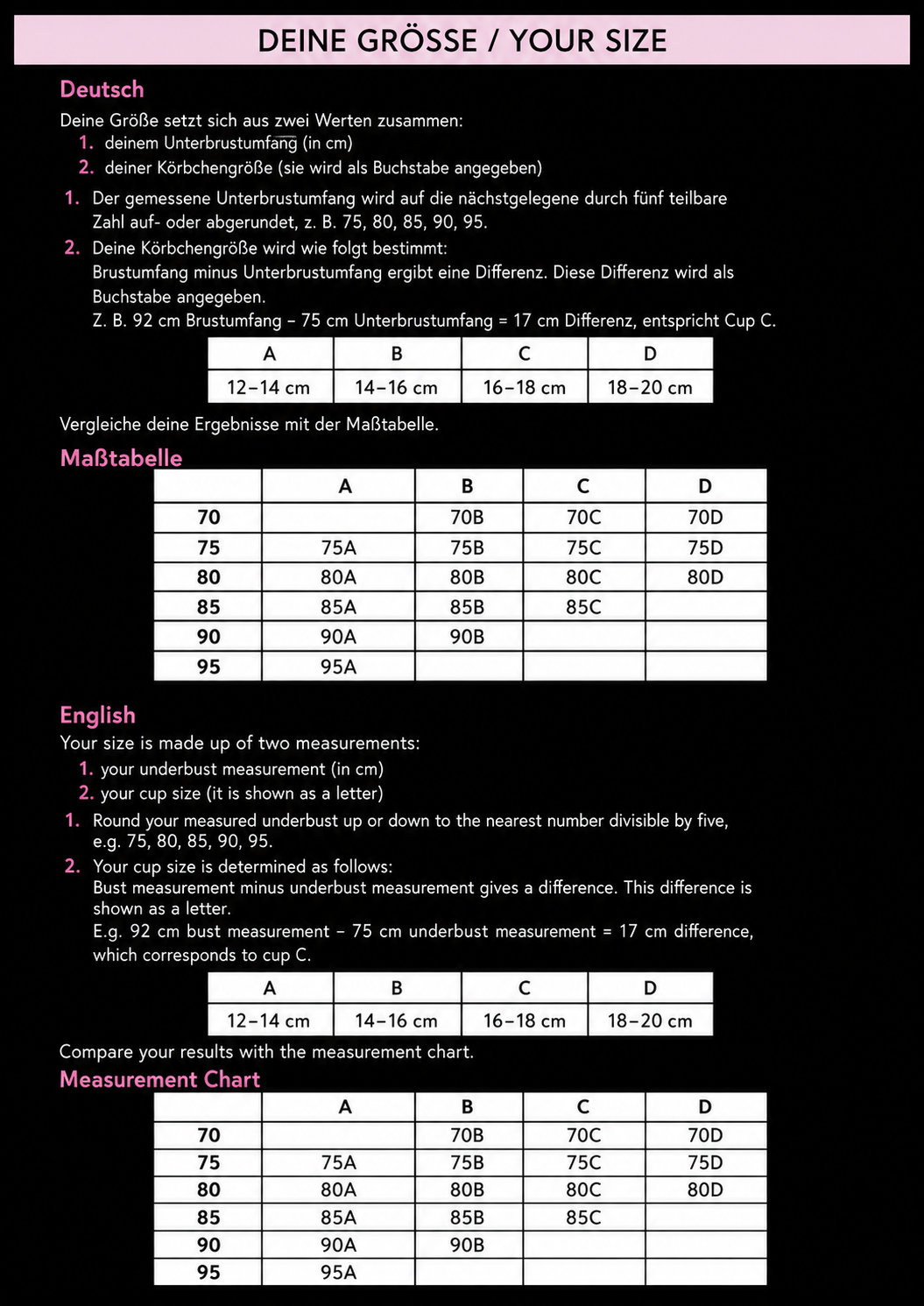 Triangel Bikini-Oberteil Mara | Schnittmuster PDF Deutsch & Englisch | 4 Variationen | Gr. 70B–95A