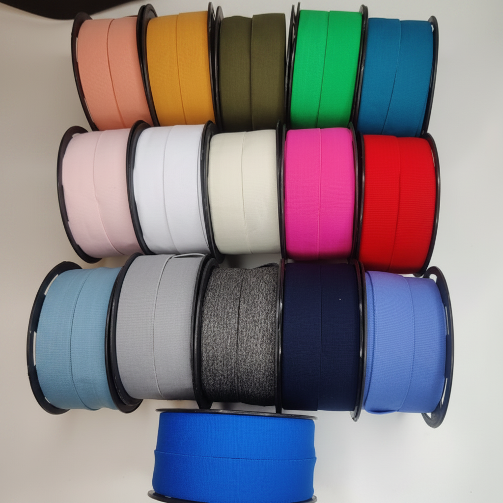 32 mm Onderborstelastiek / Zacht Elastiek – 17 Kleuren, Metergoed voor BH, Lingerie & Badmode