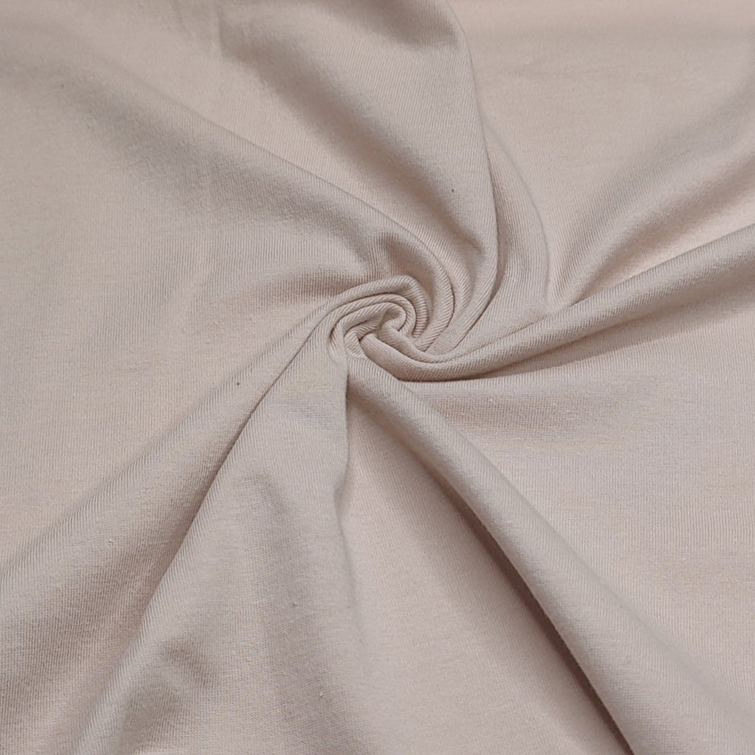 Weicher Zwickelstoff aus Baumwolljersey, 0,3 Meter, geeignet als Zwickelfutter zum Nähen von Slips in silver peony