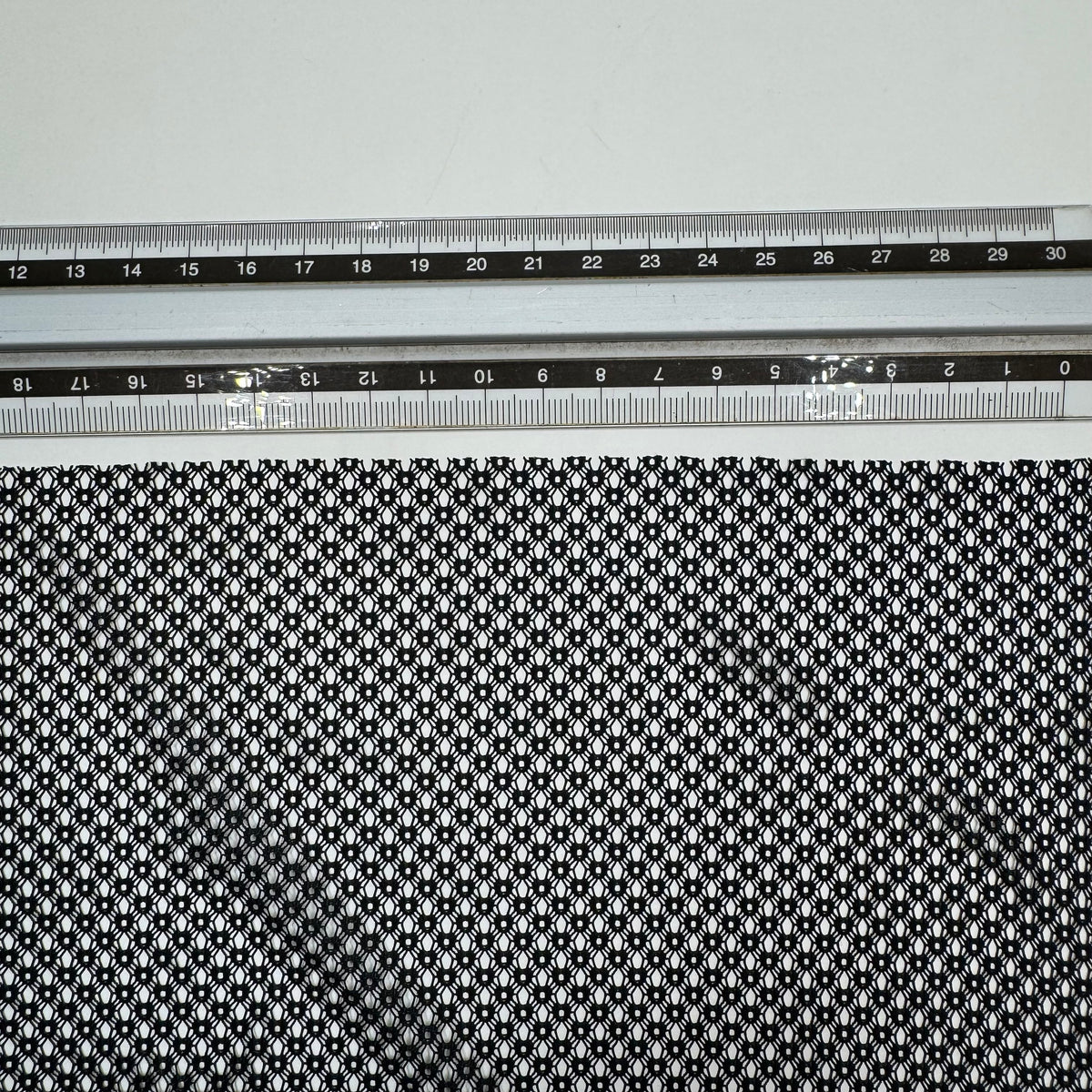 stretch mesh black