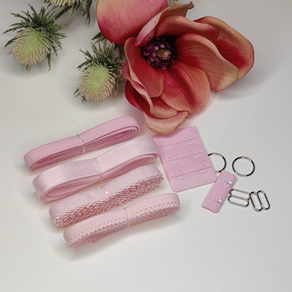 Haberdashery sewing kit for bra sewing pink IDbhkwx7