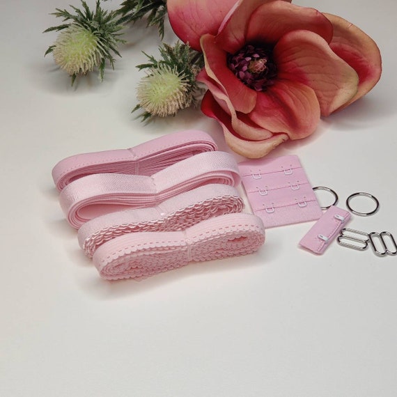 Haberdashery sewing kit for bra sewing pink IDbhkwx7