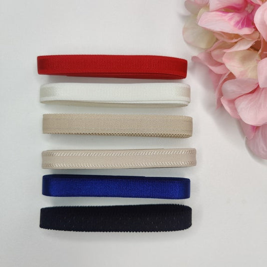 13 mm bra strap, strap elastic, strap elastic red, off-white, beige, blue, black IDtrx20